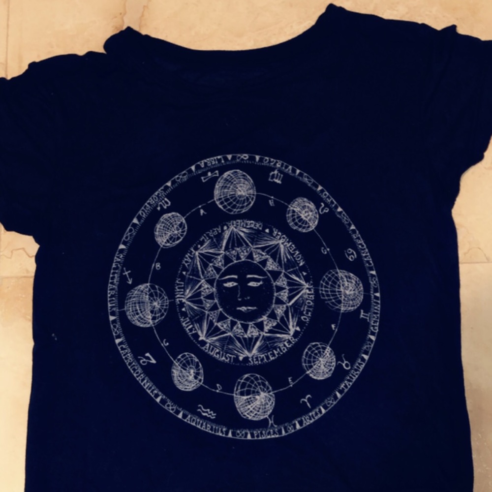 Cropped brandy Melville T-shirt